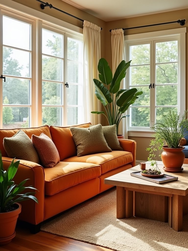 earthy tones create harmony