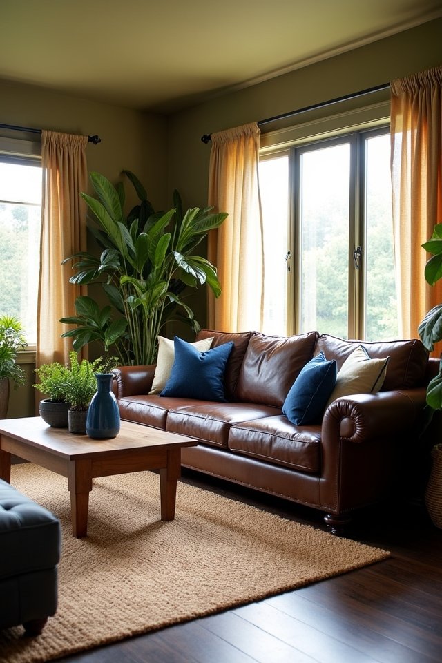 earthy tones create sanctuary