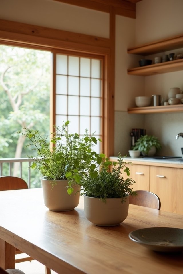 earthy tones create tranquility
