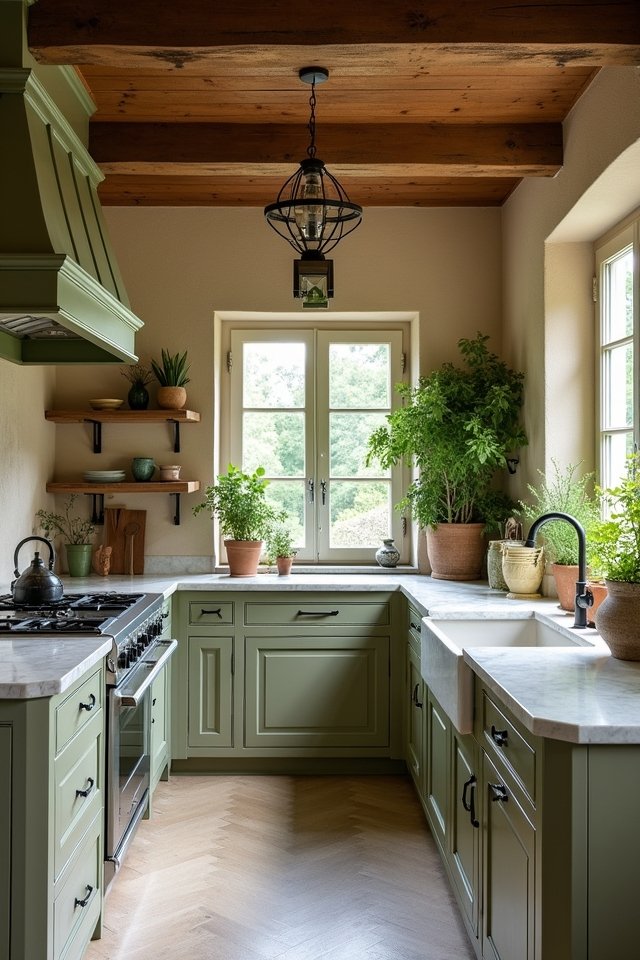 earthy tones create warmth