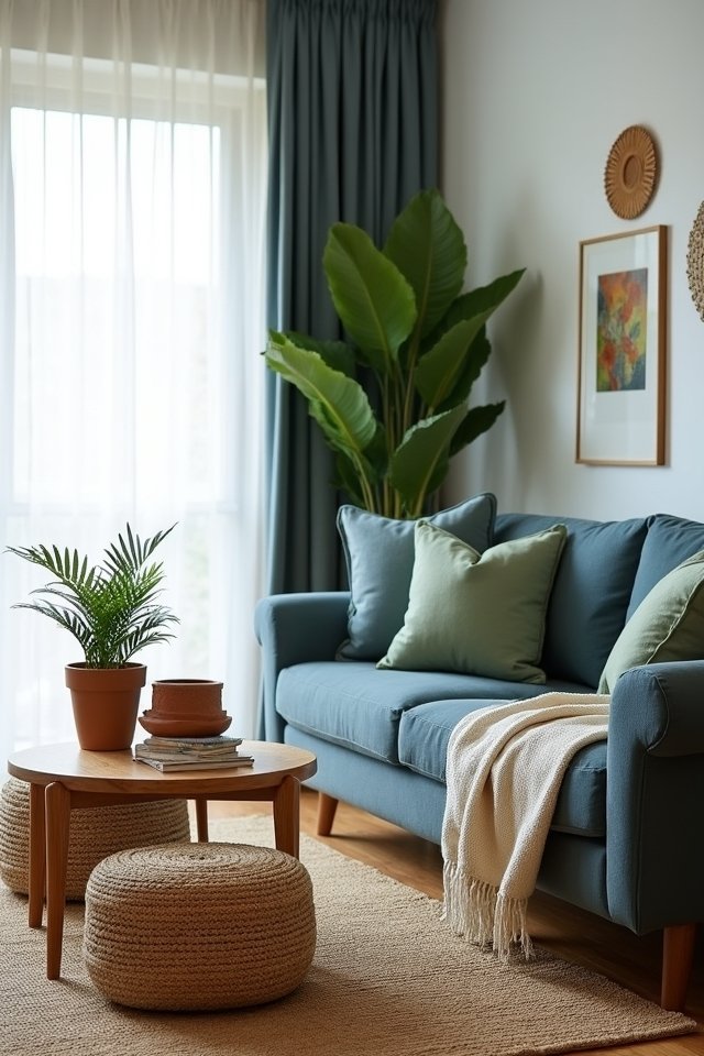 earthy tones create warmth