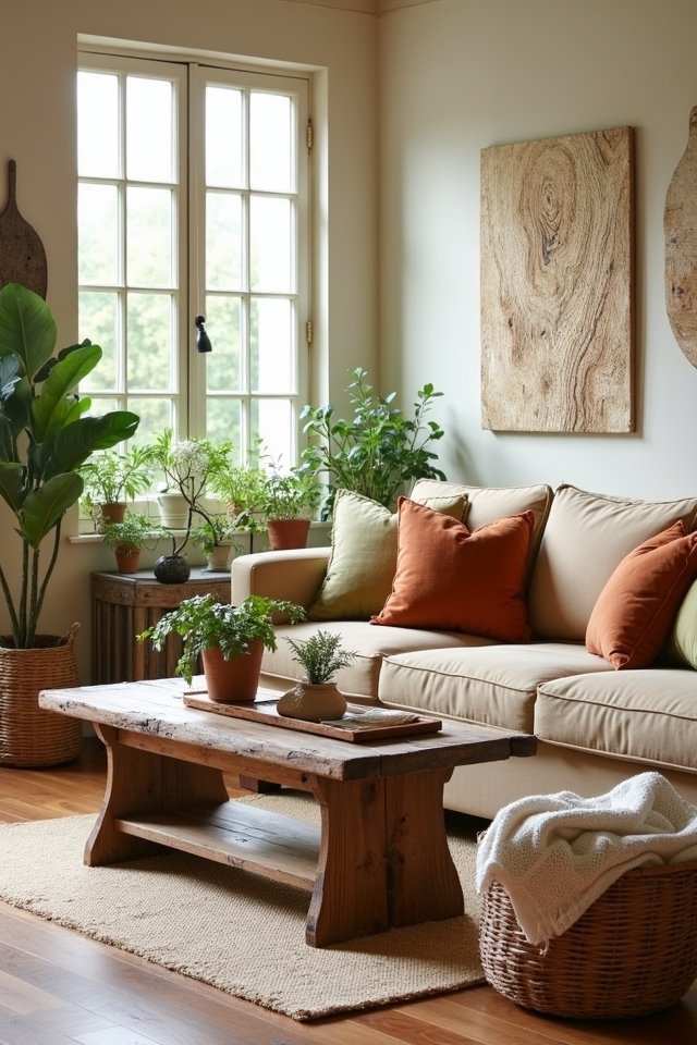 earthy tones for comfort