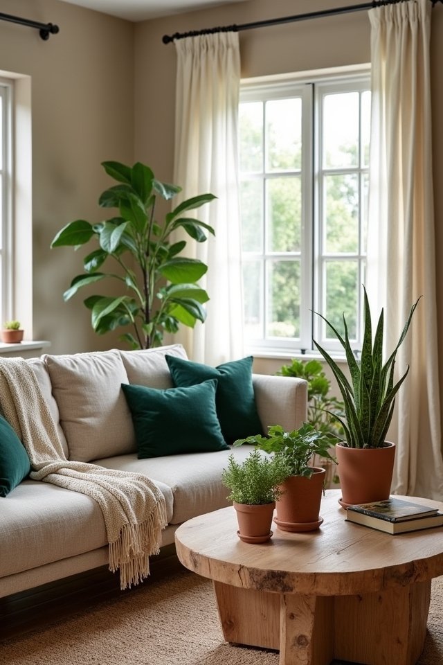 earthy tones for comfort