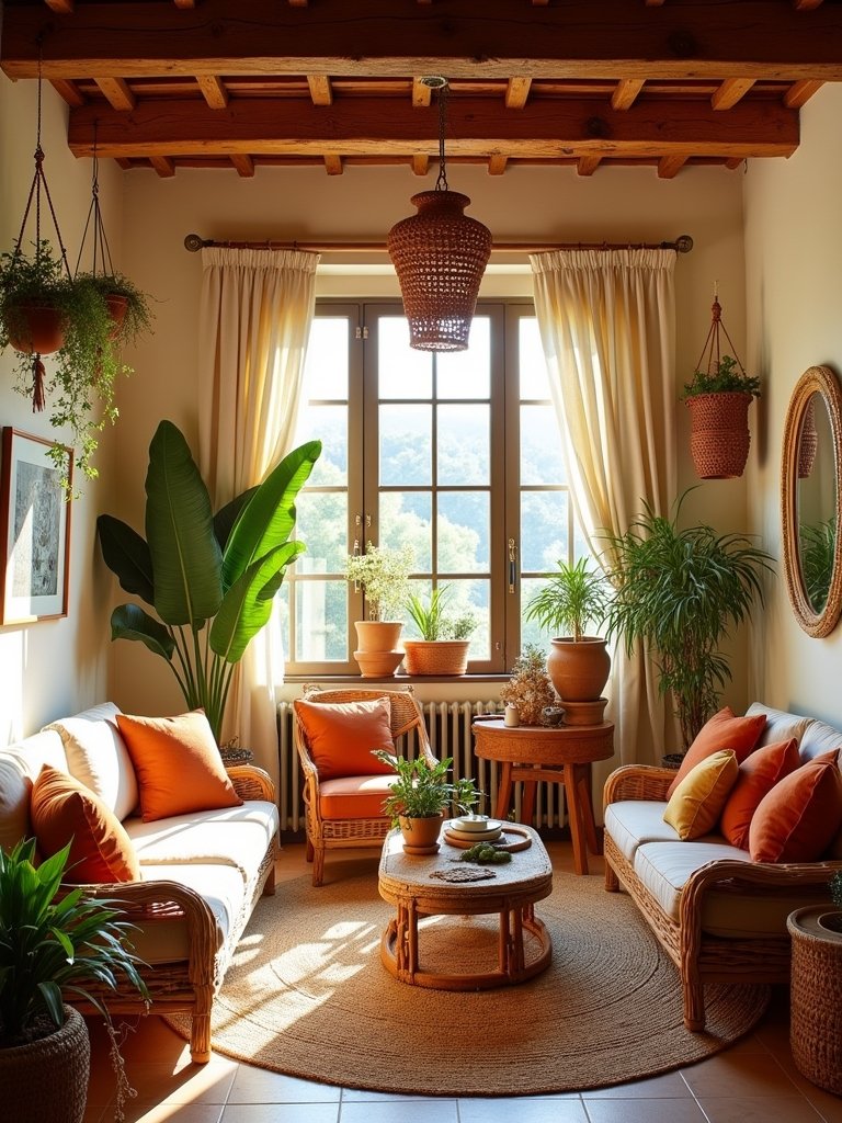 earthy tones for coziness