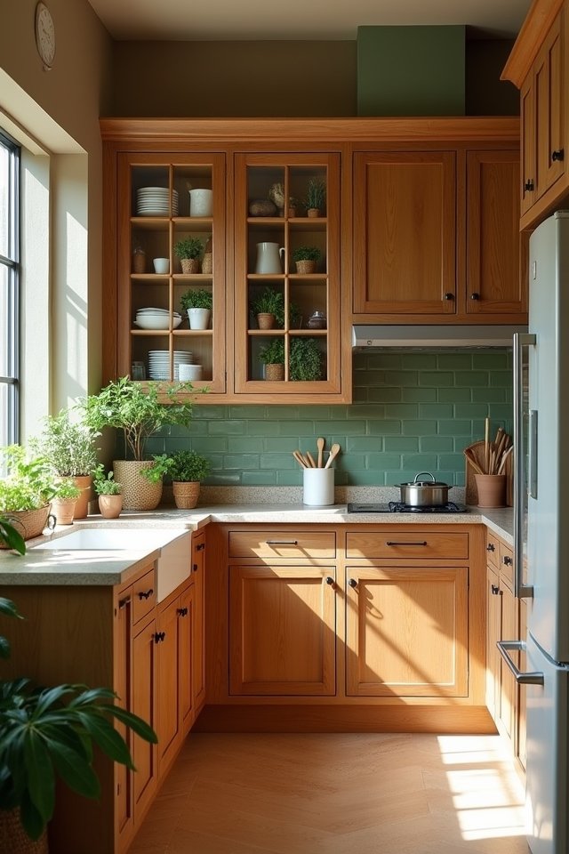 earthy tones for kitchens