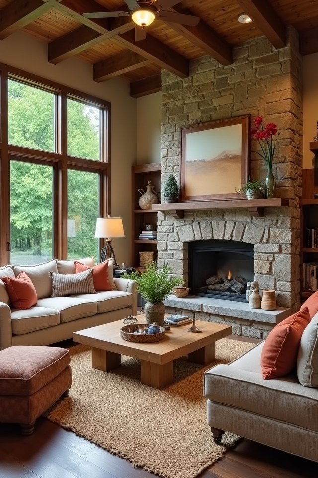 earthy tones for tranquility