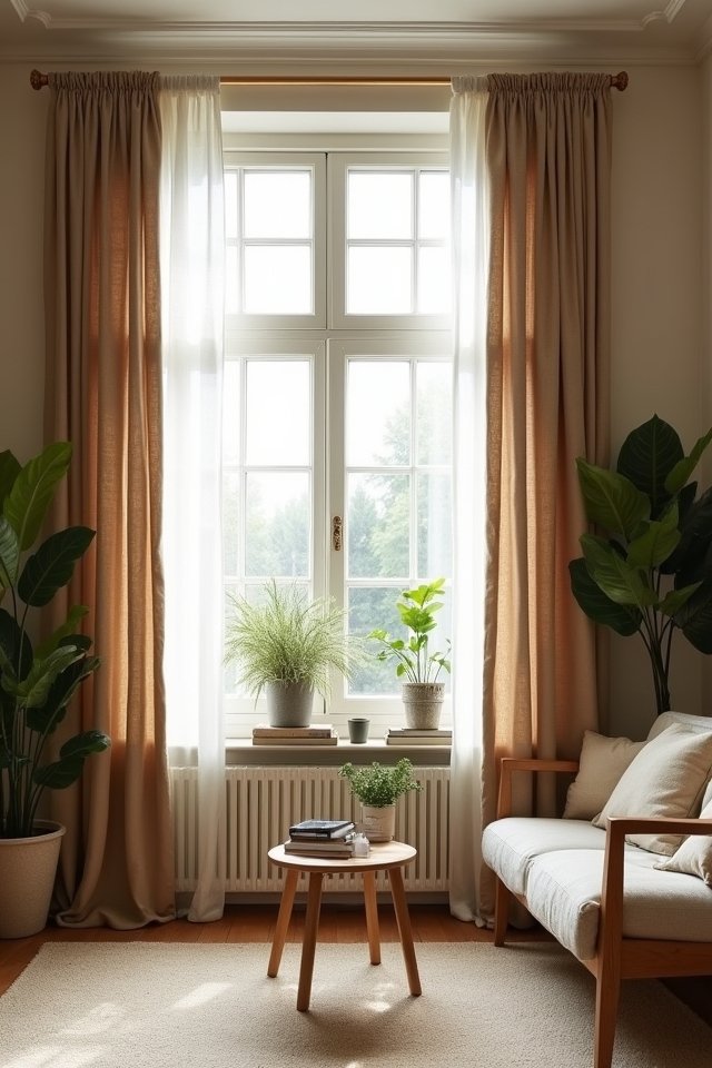 earthy tones natural fabrics