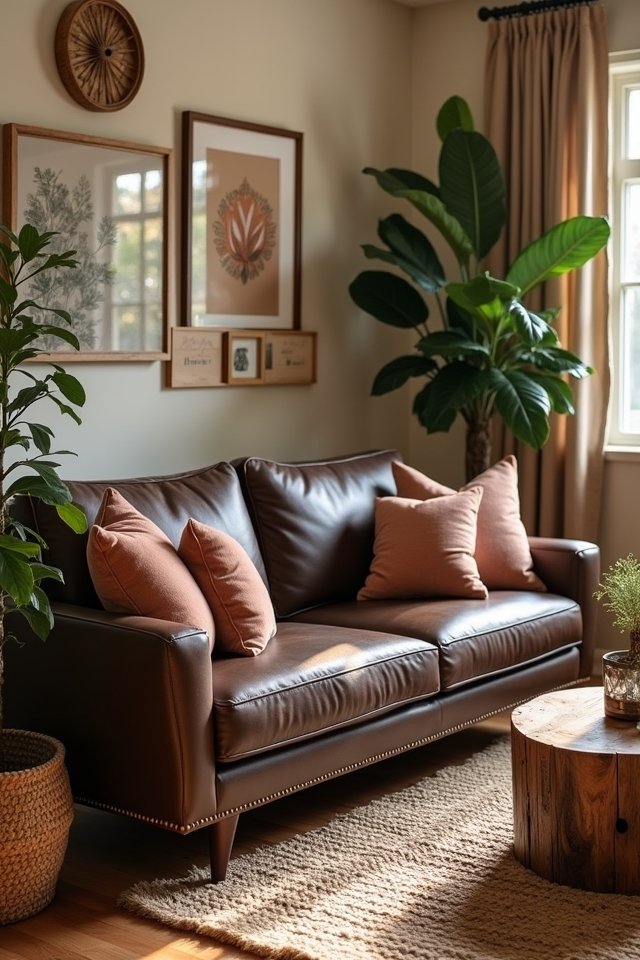 earthy tones rustic comfort