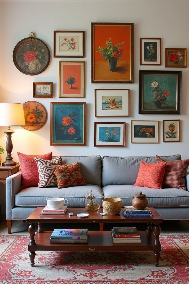 eclectic art and decor