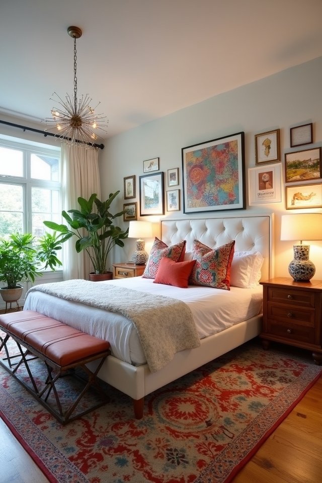 eclectic bedroom design inspiration