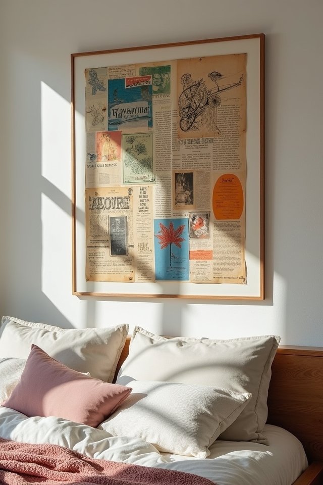 eclectic bedroom wall decor
