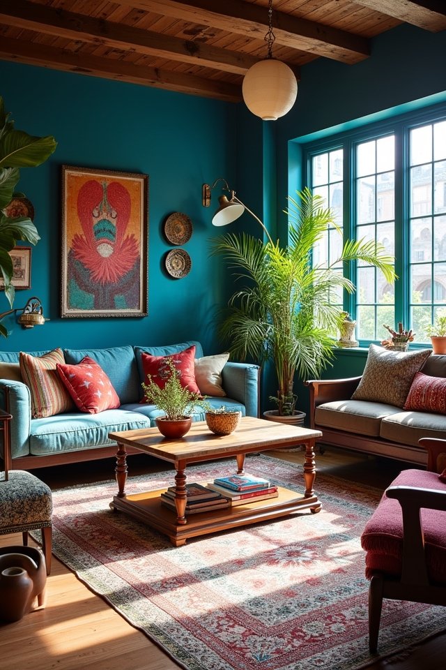 eclectic bohemian cozy sanctuary