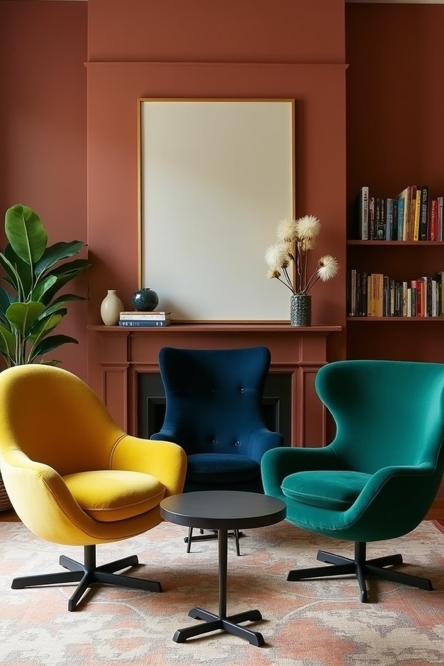 eclectic club chairs transform spaces