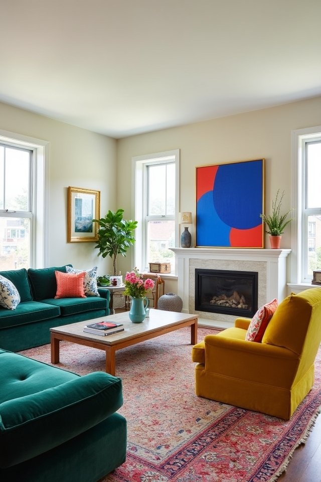 eclectic color mixing joy