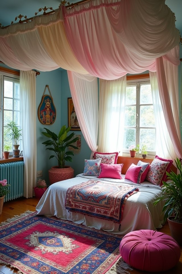 eclectic cozy vibrant sanctuary