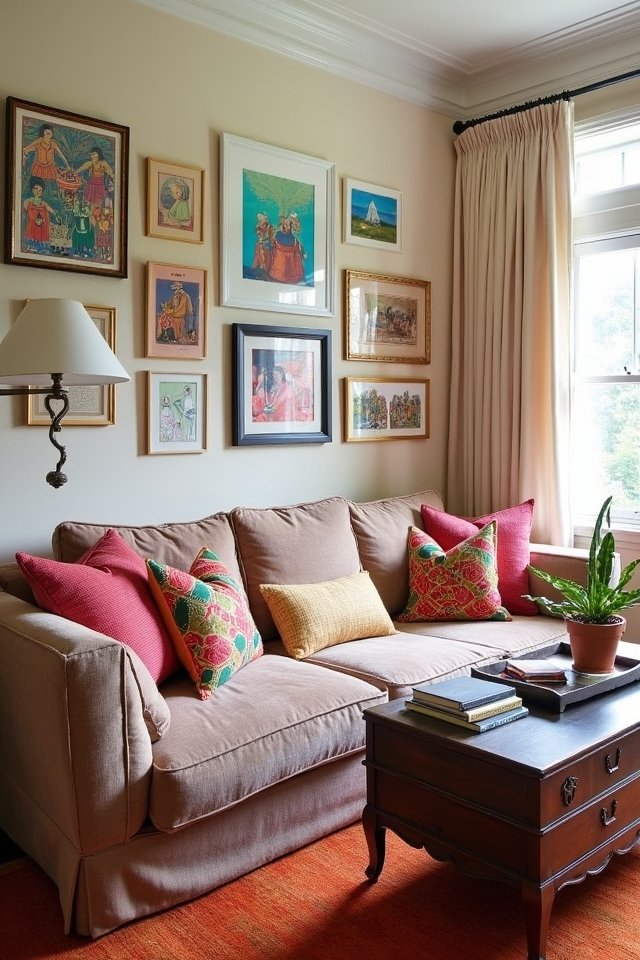 eclectic decor with cohesion