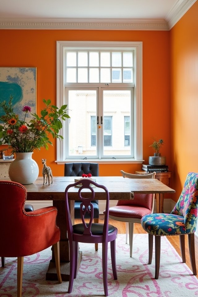 eclectic dining chair combinations