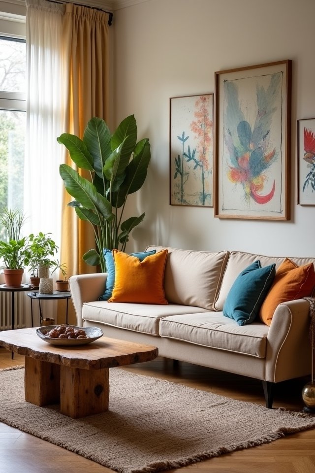 eclectic furniture style mix