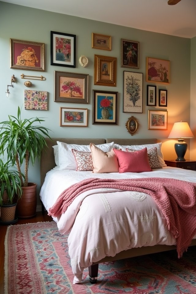 eclectic gallery wall creativity