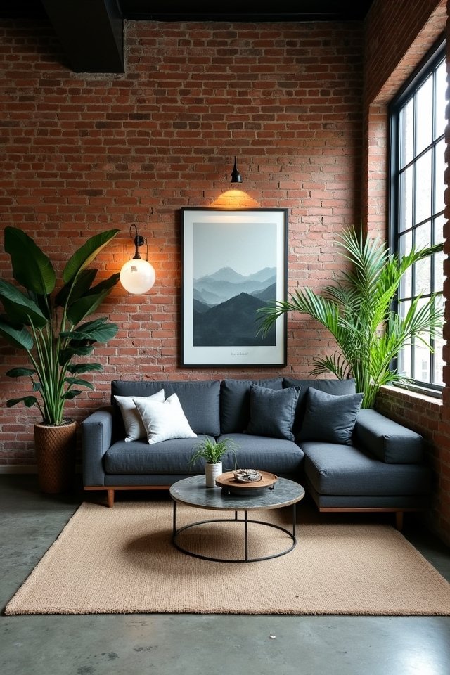 eclectic industrial chic decor