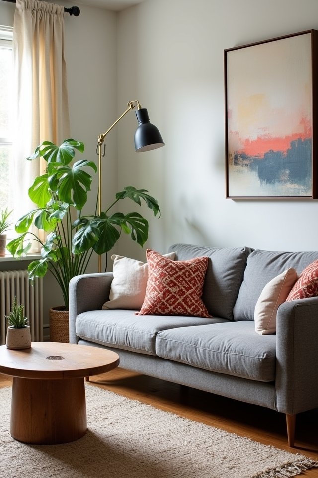 eclectic living room design