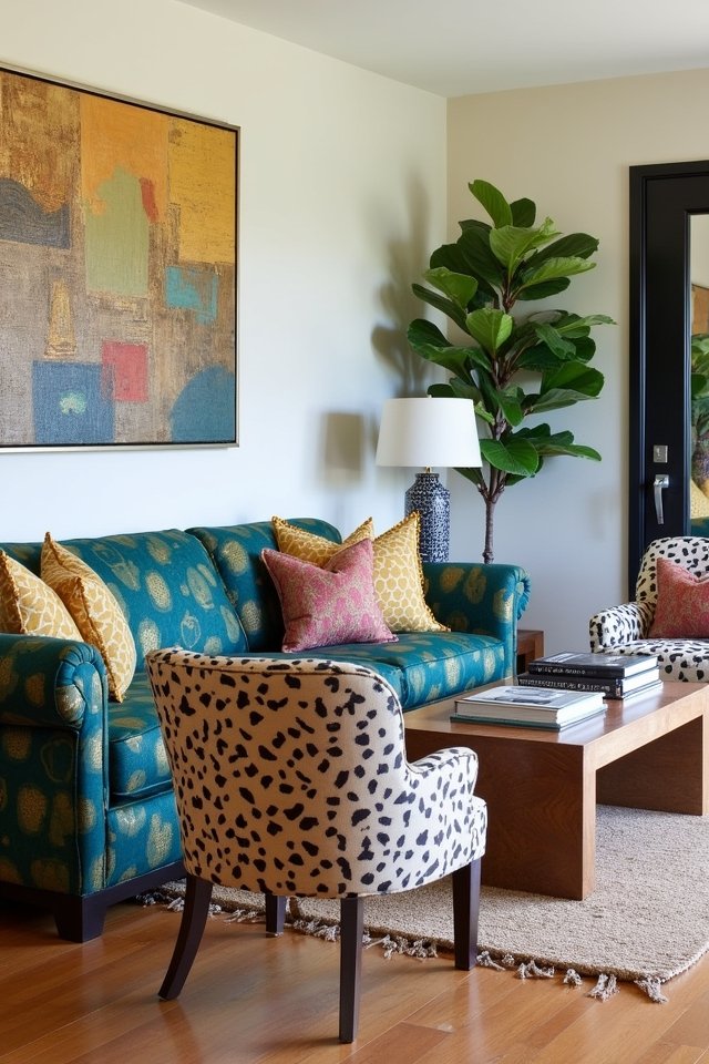 eclectic living room design