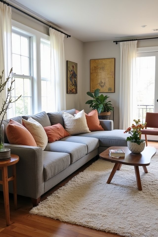 eclectic living room transformation