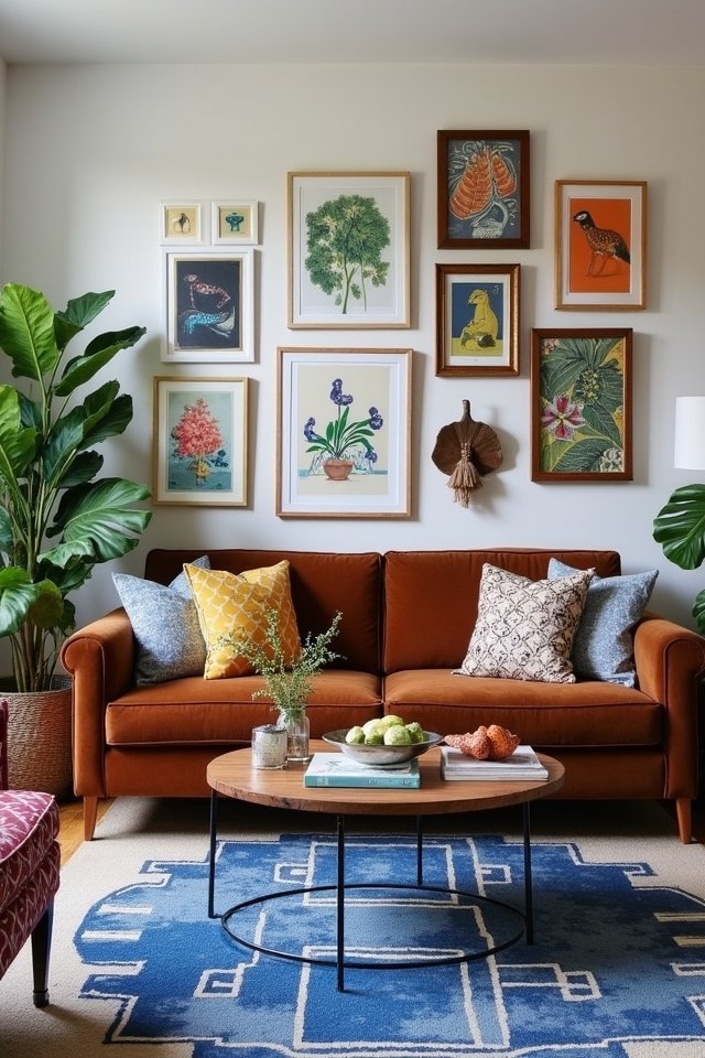 eclectic mix of patterns