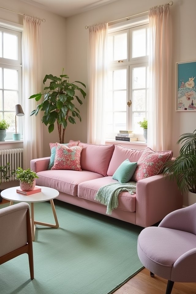 eclectic pastel pattern harmony