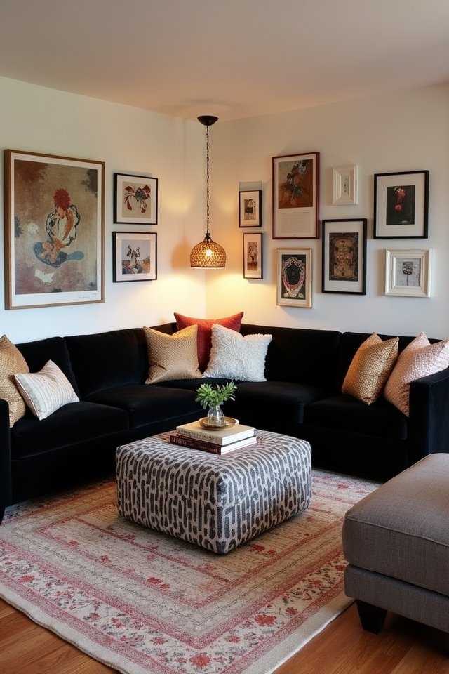 eclectic pattern mixing delight