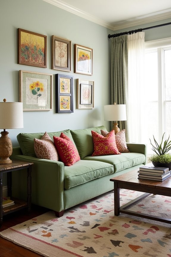 eclectic pattern mixing fun