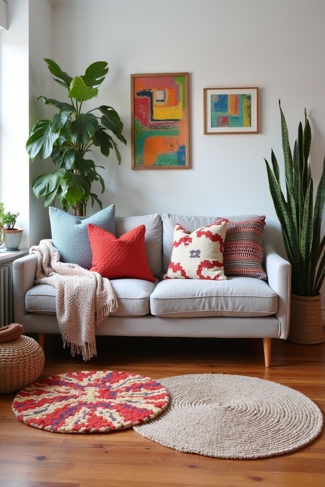 eclectic patterns and layering