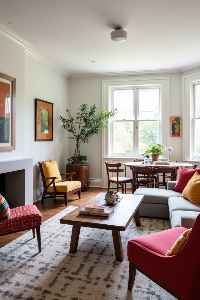 eclectic seating style combinations