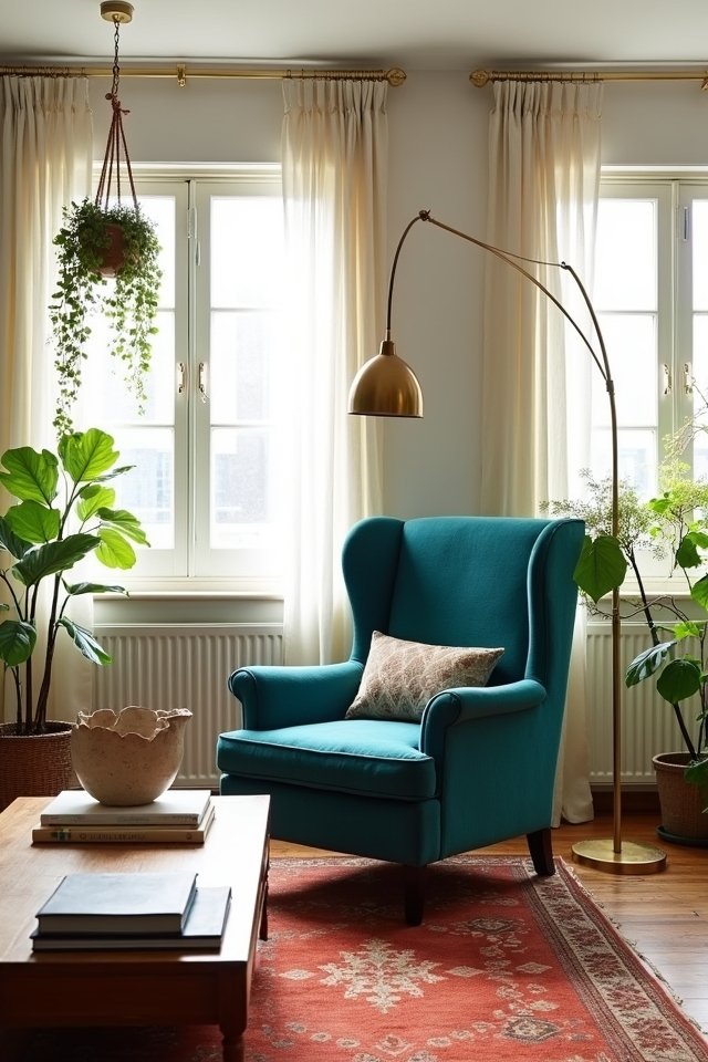 eclectic statement pieces abound