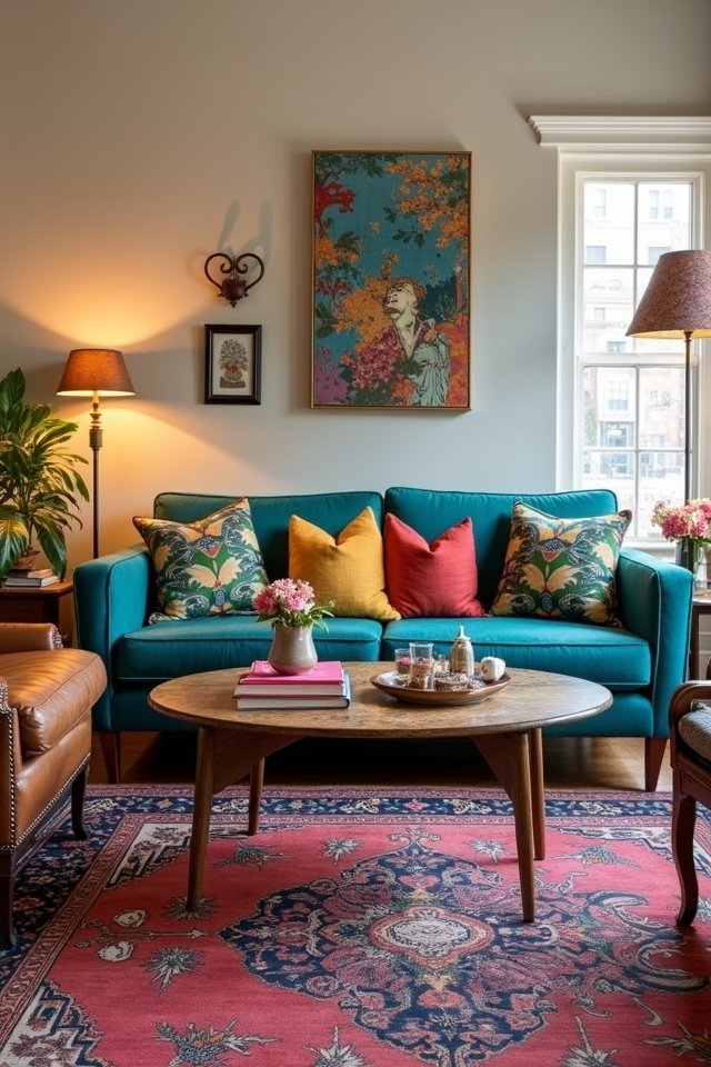 eclectic vintage modern blend