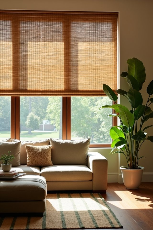 eco friendly bamboo window treatments