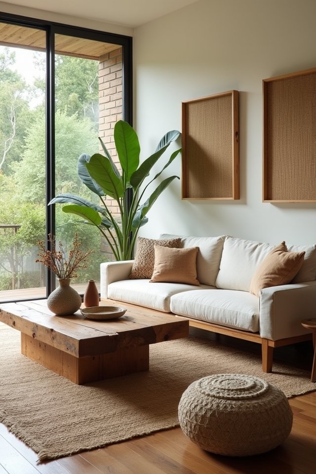 eco friendly living room design