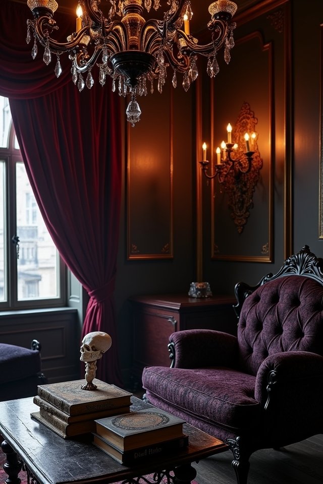 eerie ambiance with lighting