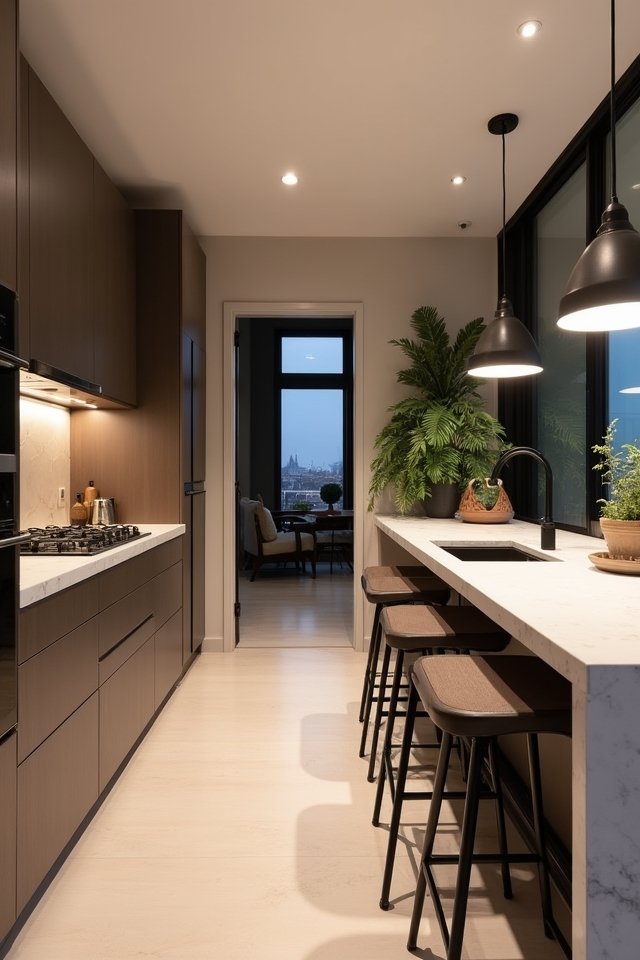 efficient small space kitchen