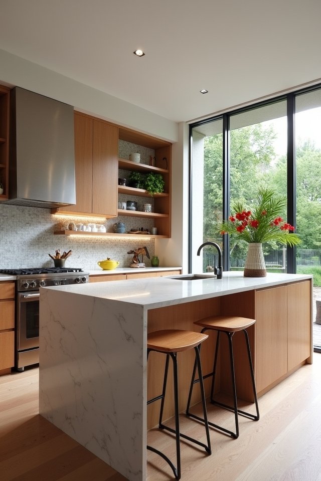 efficient u shaped kitchen design