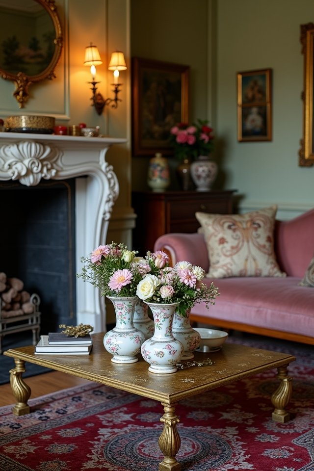 elegant accessories enhance living room