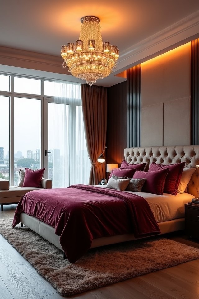 elegant ambiance through lighting