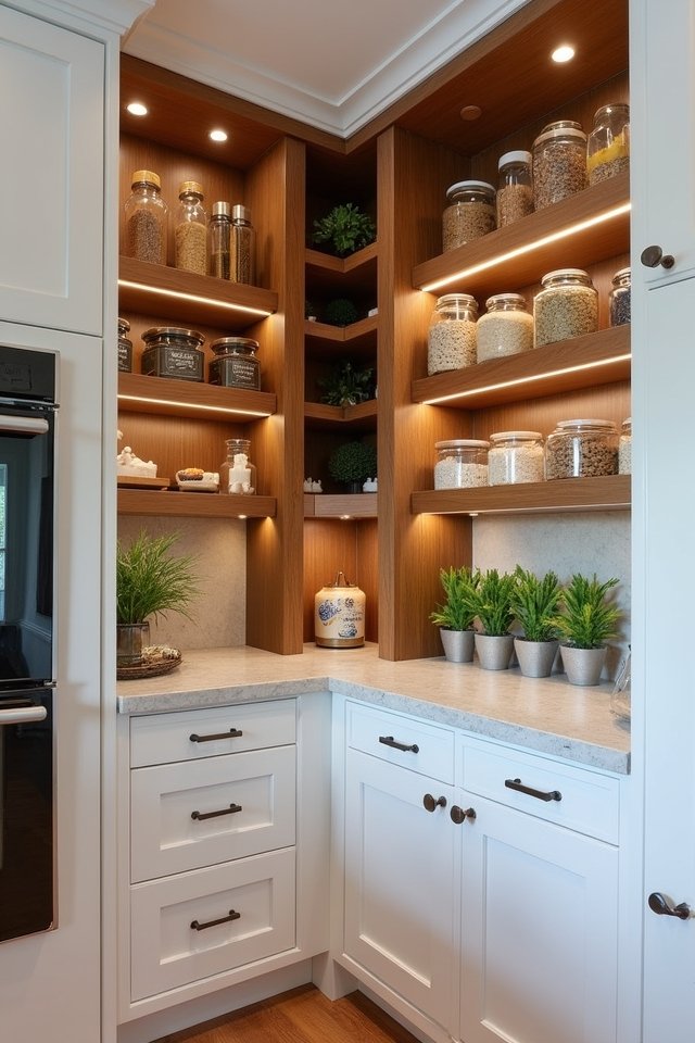 elegant and functional pantry design