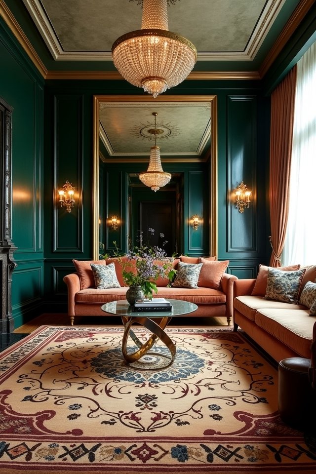 elegant area rugs enhance