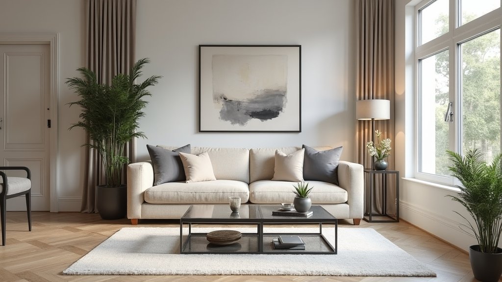 elegant beige and grey interiors