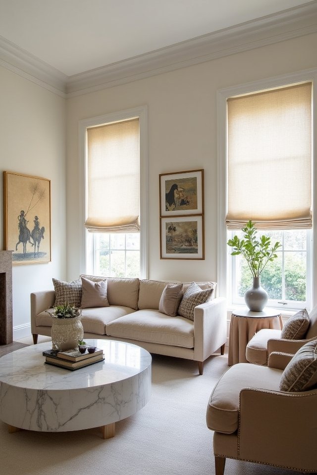 elegant coastal window treatments