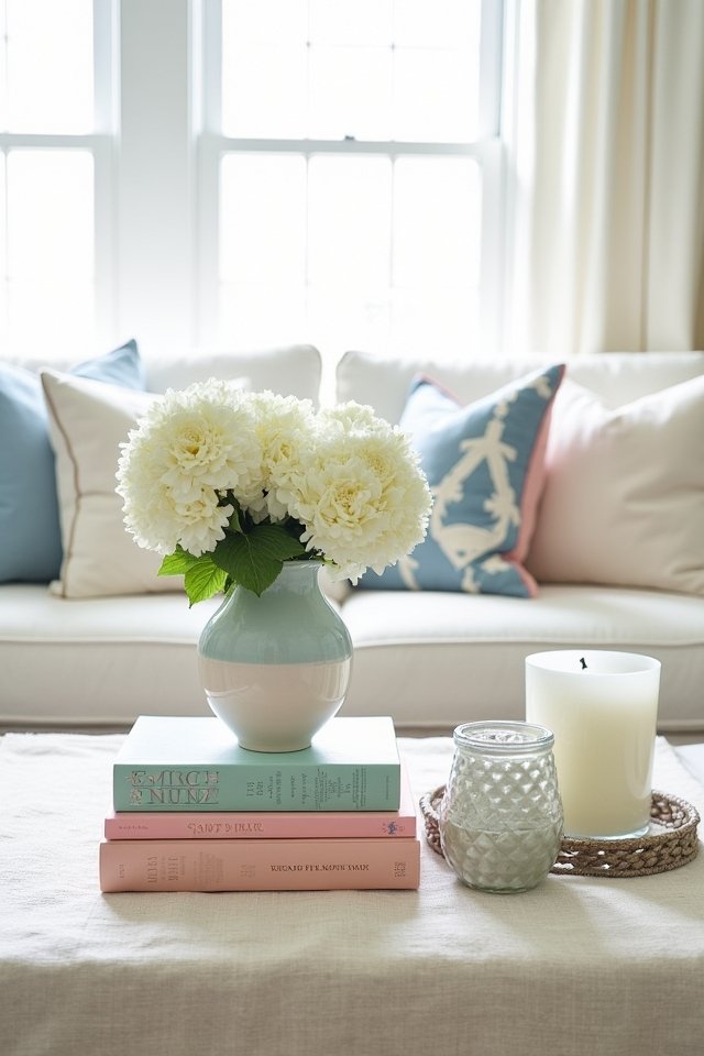 elegant coffee table styling
