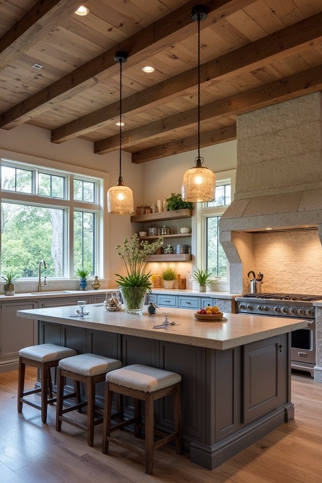elegant cozy kitchen retreat