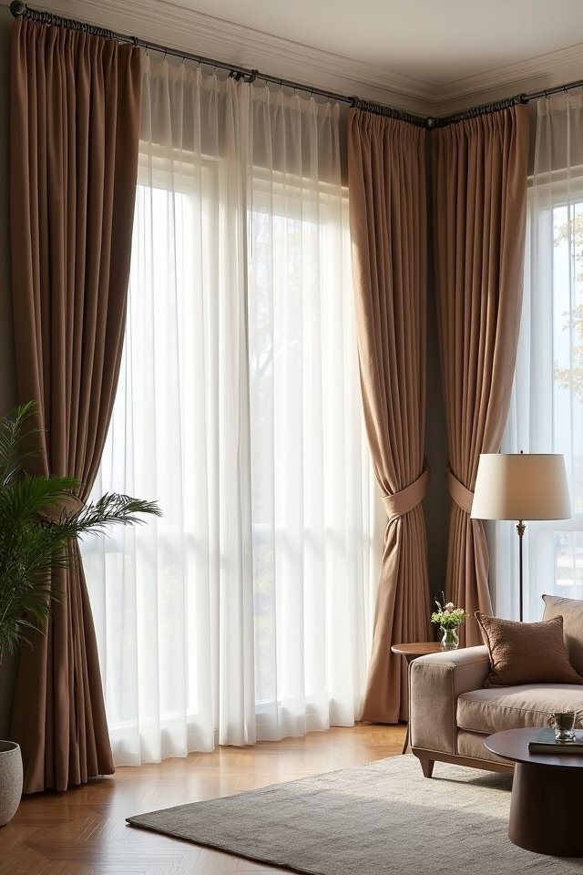 elegant curtain rod enhancements