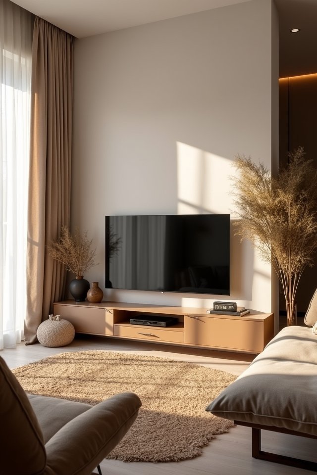 elegant curtains for tv